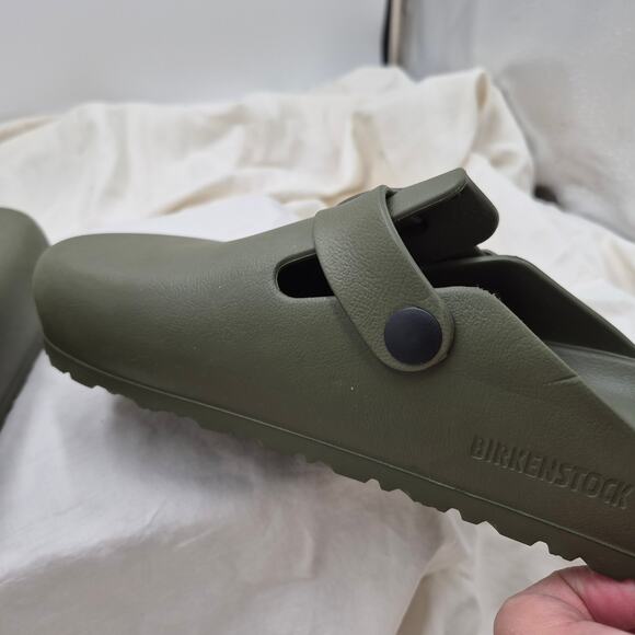 Birkenstock Green Boston Essentials EVA Slip On Clog Sandal EU 45 men US 12-12.5 main image 4